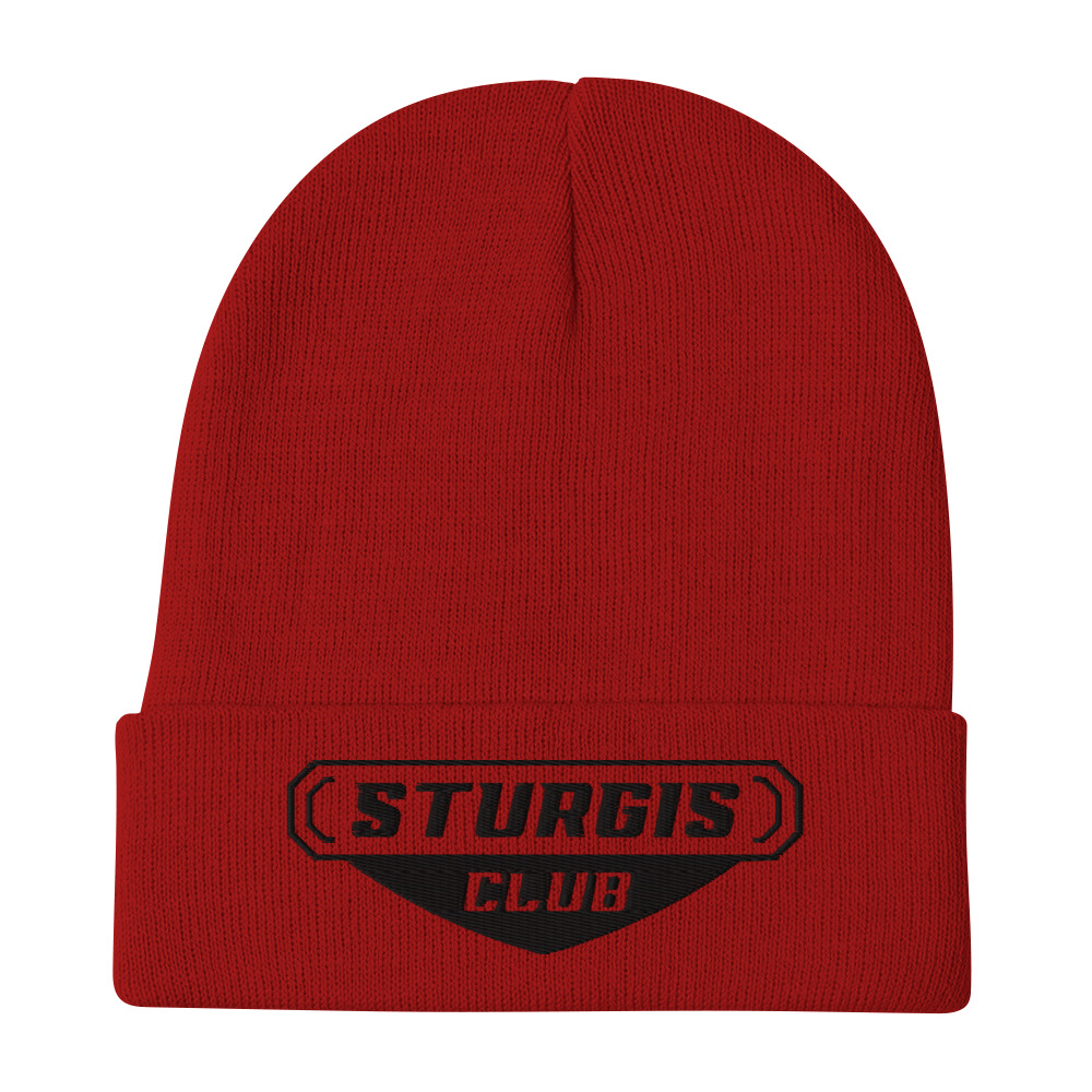 Sturgis Club Cuffed Beanie | Black Logo | Otto Cap 82-480 - Image 2