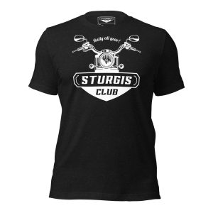 Sturgis Club T-Shirt | White Logo | Bella + Canvas | 100% Cotton