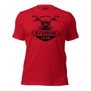 Sturgis Club T-Shirt | Black Logo | Bella + Canvas | 100% Cotton