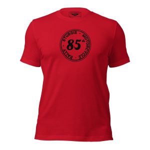 85th Sturgis Motorcycle Rally T-Shirt | Black Logo | Bella + Canvas | 100% Cotton