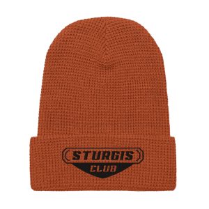 Sturgis Club Waffle Beanie | Black Logo | Light Colors | Richardson 146R
